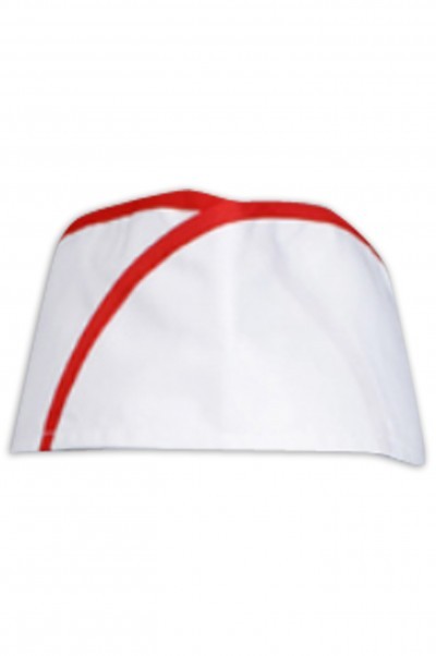 CHFH-012 custom-made chef's hat kitchen hotel hat Japanese and Korean cuisine hotel working hat mesh top breathable hat detail view-1